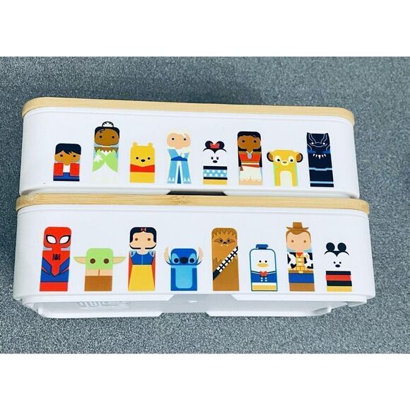 Disney Unified Bento Box Lunch Snack Containers 100 Years - Picture 5 of 6